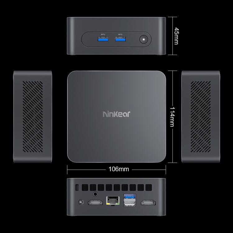 Ninkear N10 Windows 11 Bluetooth 4.2 Mini PC, 16GB+512GB, Intel Processor N100 Alder Lake-N(EU Plug) - free shipping - PMC Jewellery - Order now!