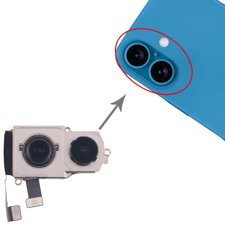 For iPhone 16 Plus Back Facing Camera - by PMC TechLife | Online Shopping South Africa | PMC TechLife | Buy Now Pay Later Mobicred