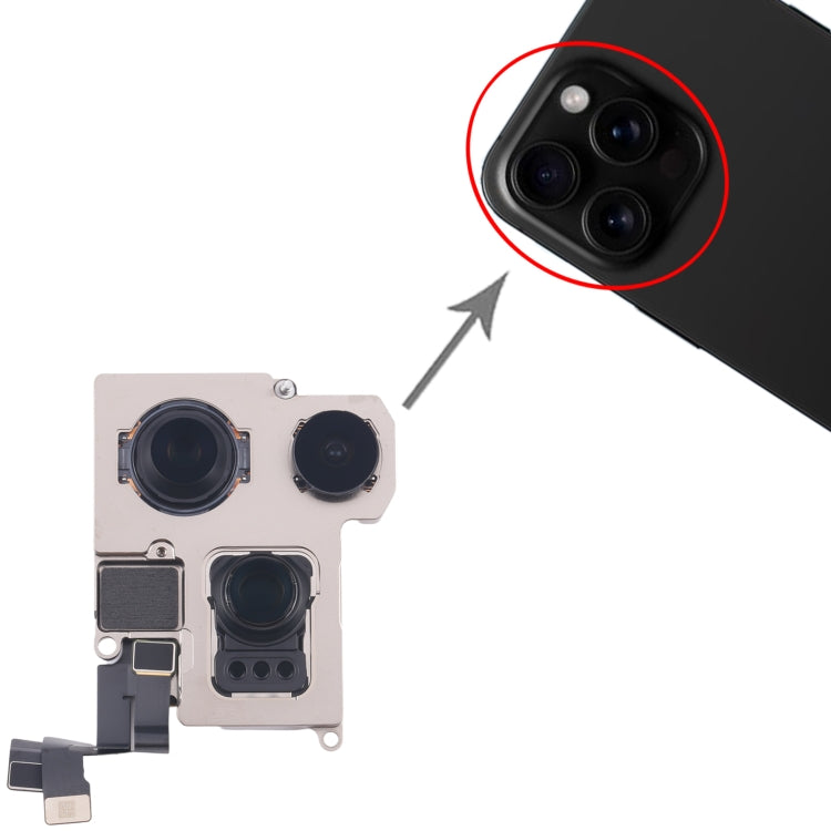 For iPhone 16 Pro Max Back Facing Camera - by PMC TechLife | Online Shopping South Africa | PMC TechLife | Buy Now Pay Later Mobicred