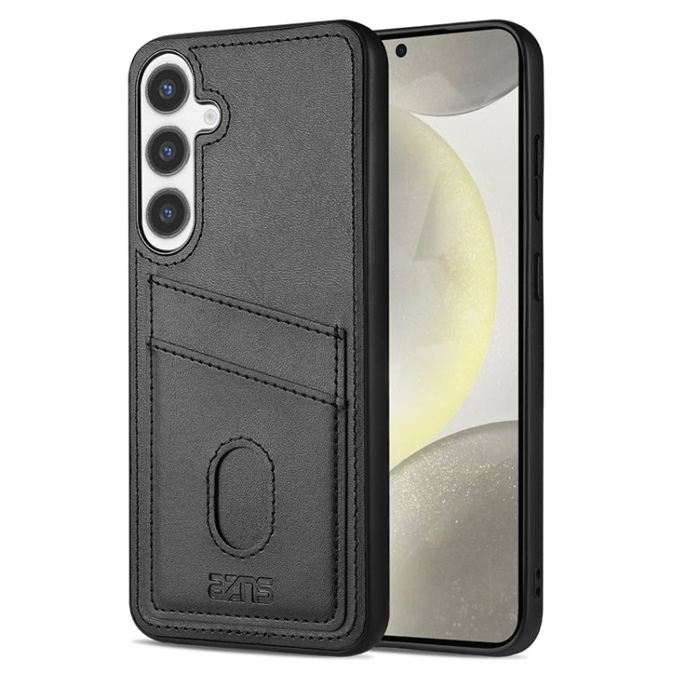 For Samsung Galaxy S24 5G AZNS K1 Series Card Slot Business Phone Case(Black)