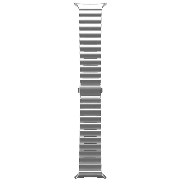 For Samsung Galaxy Watch Ultra 47mm One Bead Flat Buckle Pure Titanium Watch Band(Silver)