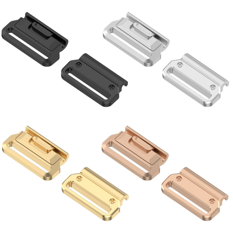 For Garmin 26mm 1 Pair Metal Medium Adapter Watch Band Quick Release Connector(Black) - free shipping - PMc TechLife - Order now!