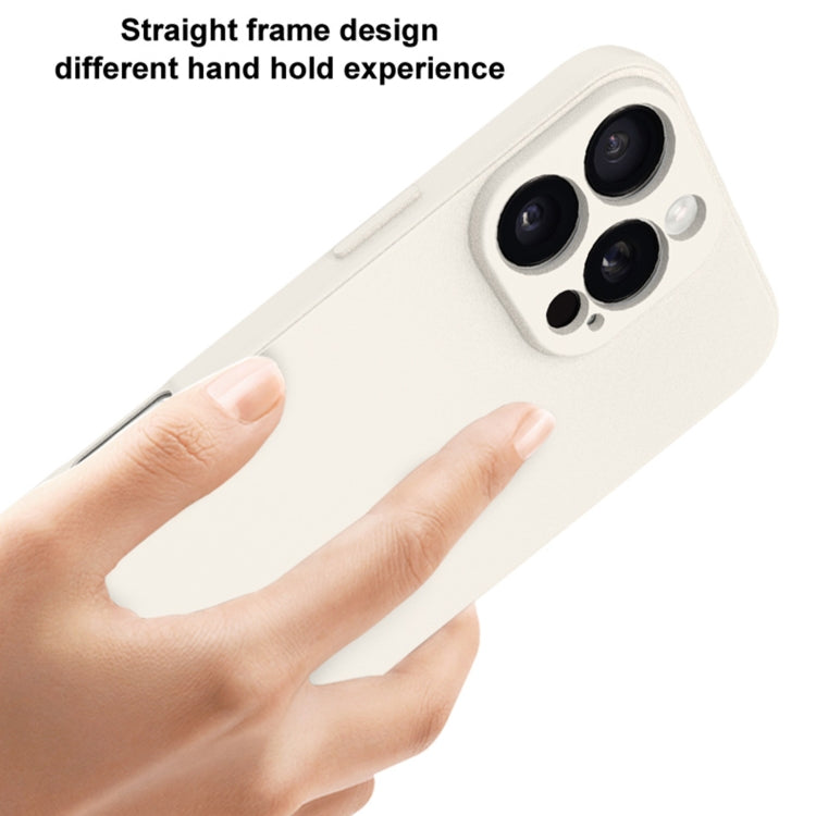 For iPhone 16 Pro imak UC-4 Series Straight Edge TPU Phone Case(White)