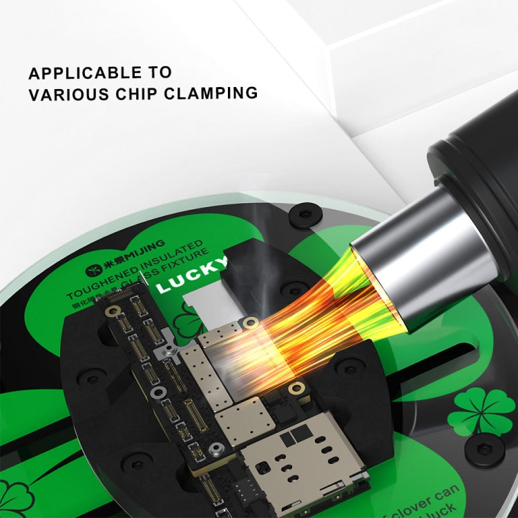 Mijing GK18 Orbicular Universal Toughened Insulated Glass Motherboard Repair Fixture - free shipping - PMC TechLife - Order now!