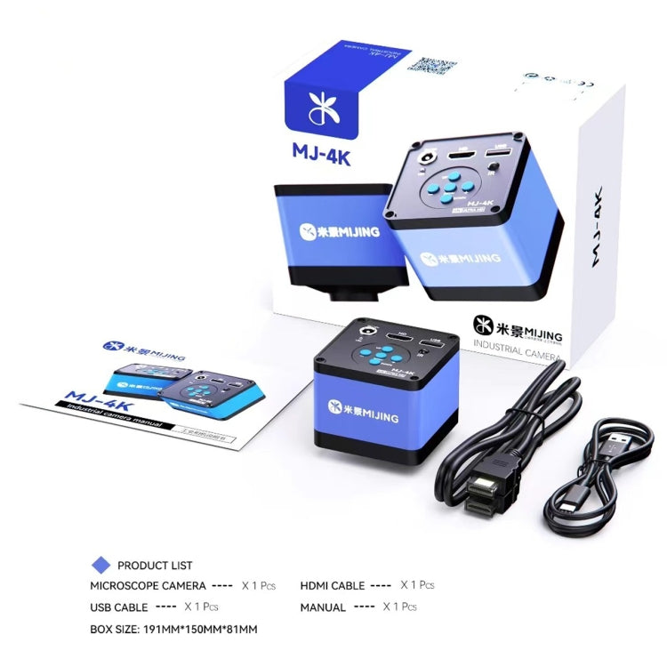 Mijing MJ-4K 4K HD Industry Microscope Camera - free shipping - PMC TechLife - Order now!