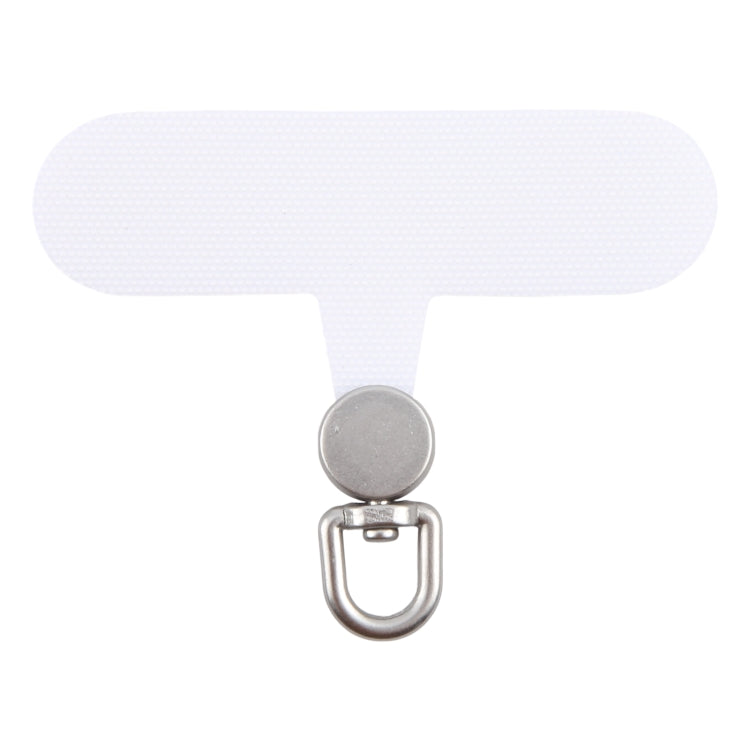 360 Degree Rotation Mobile Phone Lanyard Fixing Gasket(White)