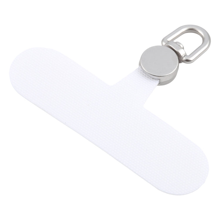 360 Degree Rotation Mobile Phone Lanyard Fixing Gasket(White)