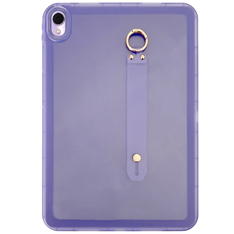 For Huawei MatePad 11 2023 / 2024 Wristband Holder PC Hybrid TPU Soft Tablet Case(Purple)