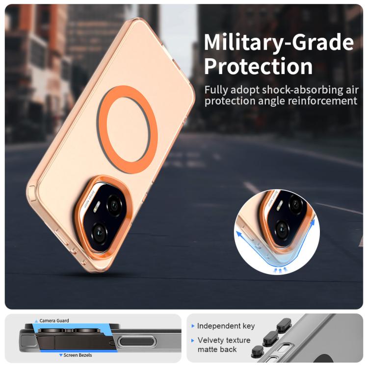 For Honor 300 Candy Magsafe PC Hybrid TPU Phone Case(Orange)