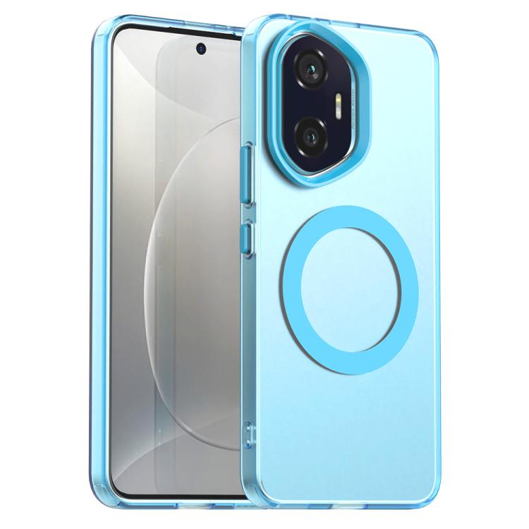 For Honor 300 Candy Magsafe PC Hybrid TPU Phone Case(Blue)