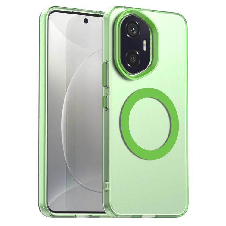 For Honor 300 Candy Magsafe PC Hybrid TPU Phone Case(Green)