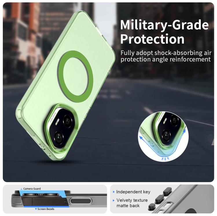 For Honor 300 Candy Magsafe PC Hybrid TPU Phone Case(Green)
