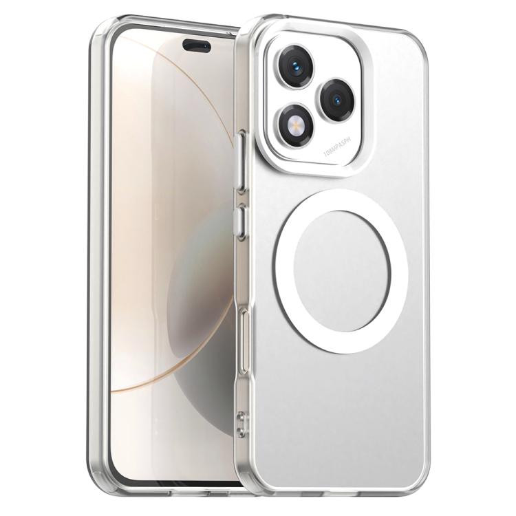For Honor 400 Lite Global Candy Magsafe PC Hybrid TPU Phone Case(White)