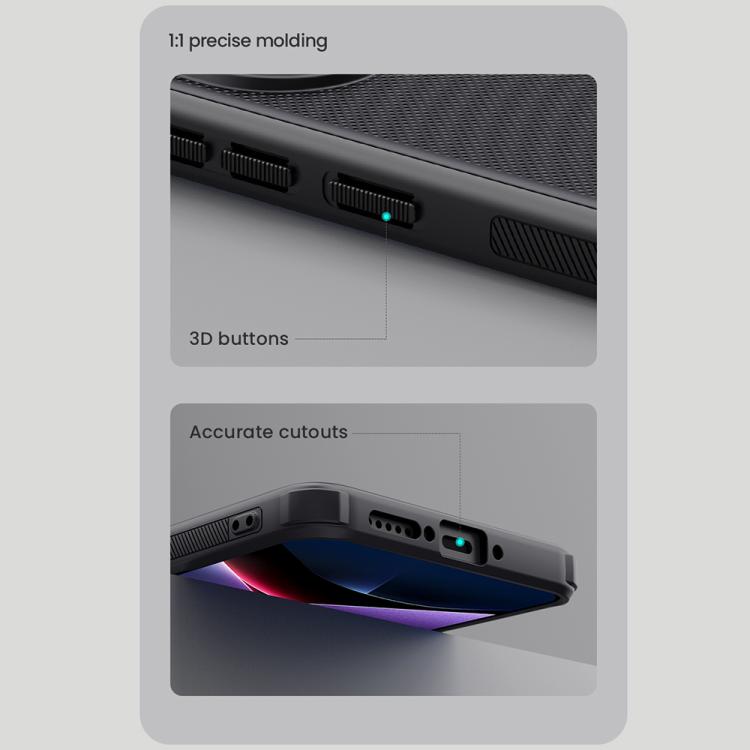 For Xiaomi Poco X7 Pro NILLKIN Frosted Shield Pro Magnetic Phone Case(Black) - Xiaomi Cases by NILLKIN | Online Shopping South Africa | PMC Jewellery | Buy Now Pay Later Mobicred