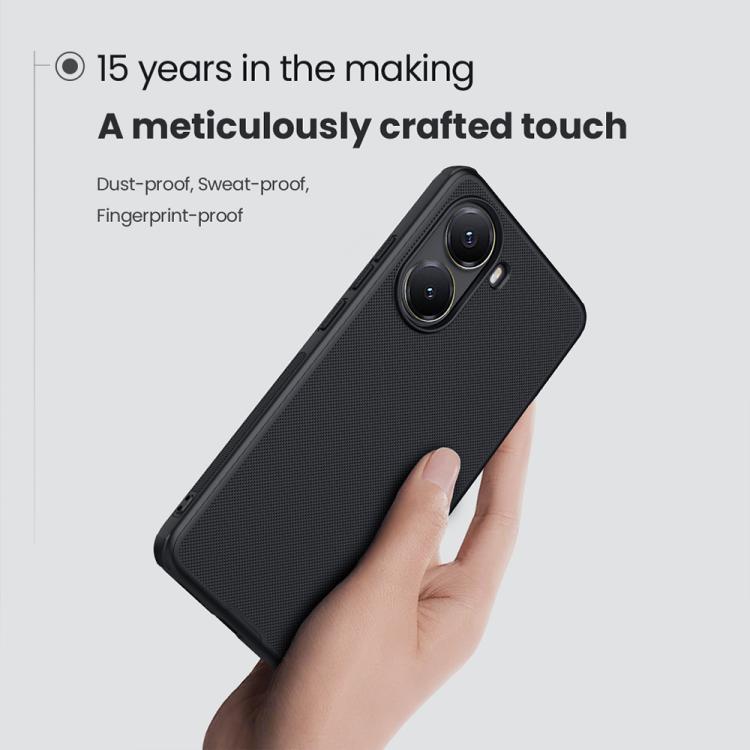 For Xiaomi Poco X7 Pro NILLKIN Frosted Shield Pro Magnetic Phone Case(Black) - Xiaomi Cases by NILLKIN | Online Shopping South Africa | PMC Jewellery | Buy Now Pay Later Mobicred