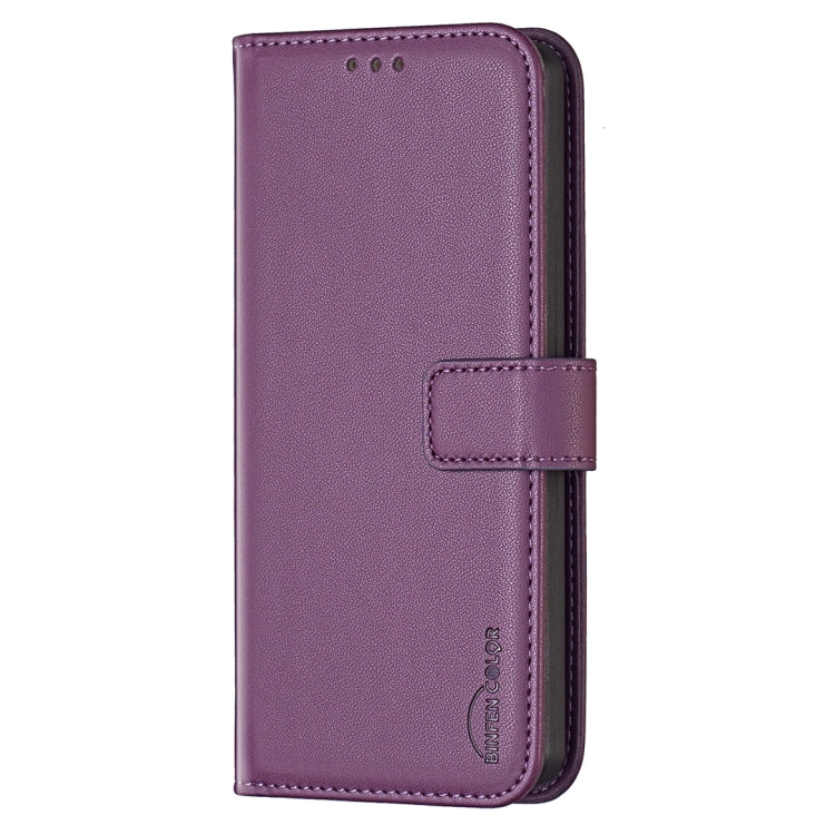 For Samsung Galaxy S25 Ultra 5G Magnetic Buckle Leather Phone Case(Dark Purple)
