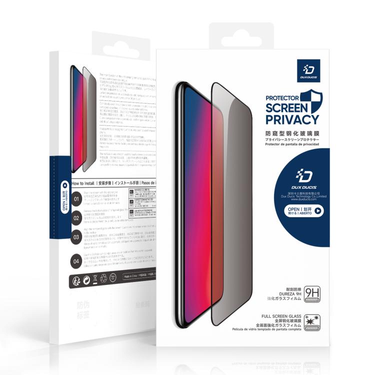 For iPhone 16e 5pcs DUX DUCIS 0.33mm 9H High Aluminum Anti-spy HD Tempered Glass Film - free shipping - PMC Jewellery - Order now!