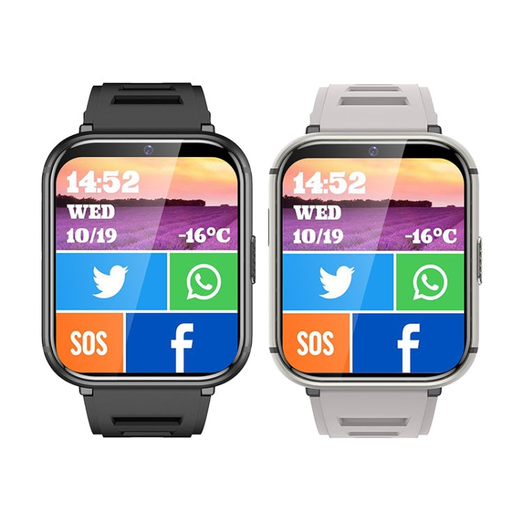 UNIWA DM66 4G Calling Smart Watch, 4GB+64GB, 1.99 inch IPS Screen Android 9.0 Support WiFi GPS(Black) - free shipping - PMC Jewellery - Order now!