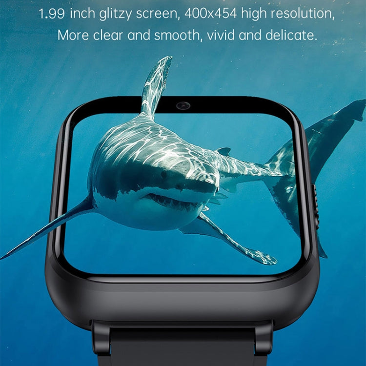 UNIWA DM66 4G Calling Smart Watch, 4GB+64GB, 1.99 inch IPS Screen Android 9.0 Support WiFi GPS(Black) - free shipping - PMC Jewellery - Order now!