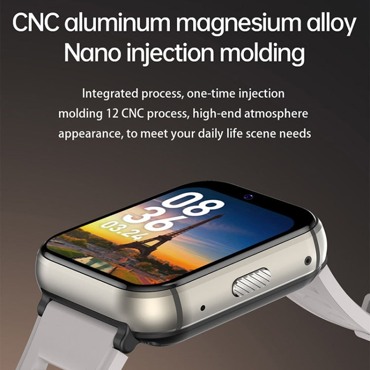 UNIWA DM66 4G Calling Smart Watch, 2GB+16GB, 1.99 inch IPS Screen Android 9.0 Support WiFi GPS(Silver) - free shipping - PMC Jewellery - Order now!