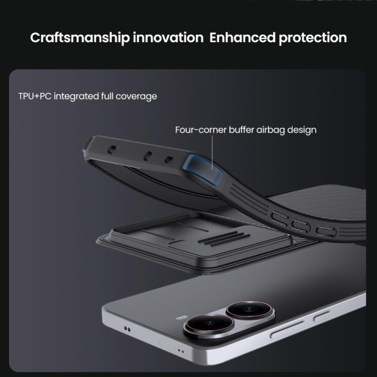 For Redmi Turbo 4 NILLKIN CamShield Pro PC Phone Case(Black) - free shipping - PMC Jewellery - Order now!