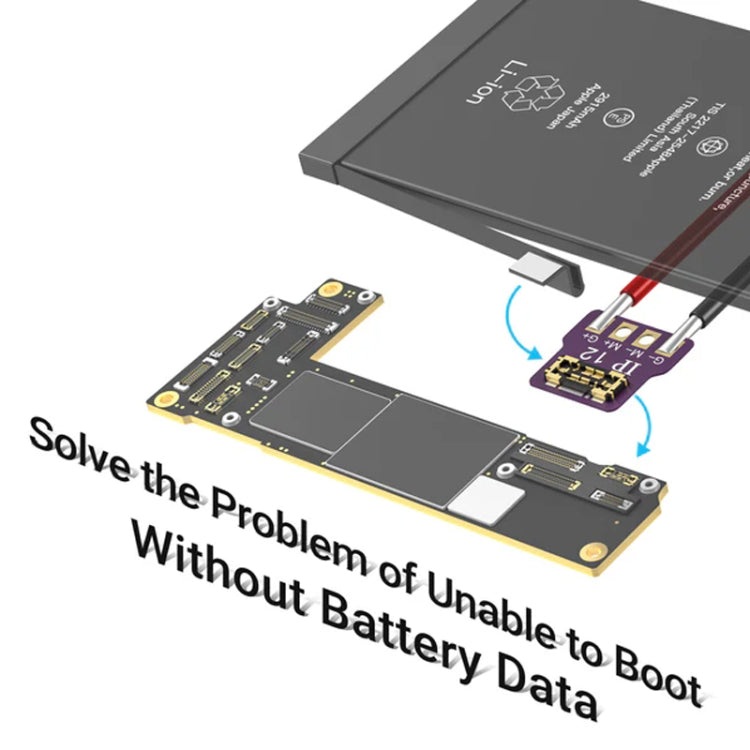 2UUL BT02 Detachable Double Sided Power Boot Battery Connector for iPhone 8 to 15 Pro Max / Android