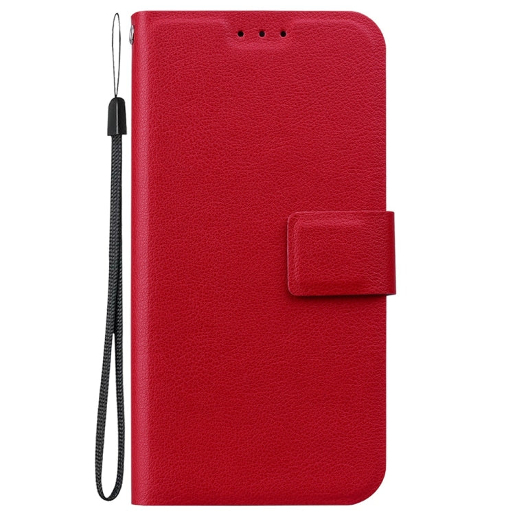 For Samsung Galaxy S25+ 5G Ultra-thin Voltage Magnetic Buckle Leather Phone Case(Red)