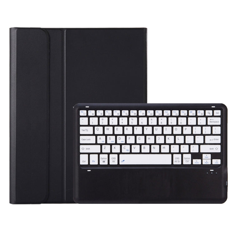 For vivo Pad3 12.1 inch AV10 TPU Ultra-thin Detachable Bluetooth Keyboard Leather Case(Black + White)