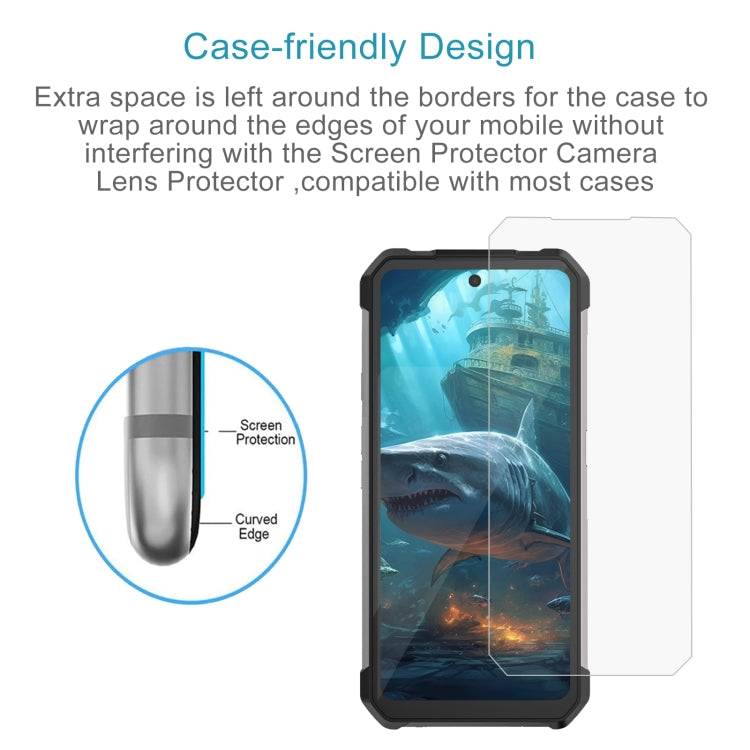 For UNIHERTZ Shark 5G 10pcs 3D 0.3mm Fine Hole High Aluminum Tempered Glass Film