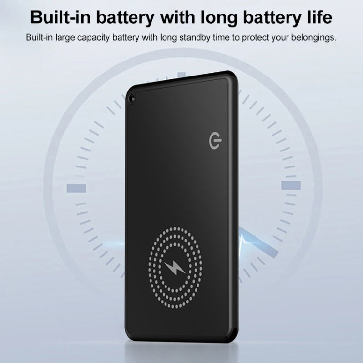 F5 Ultra-thin Card Type Location Tracker Anti-lost Device(Black) - Personal Tracker by PMC Jewellery | Online Shopping South Africa | PMC Jewellery | Buy Now Pay Later Mobicred