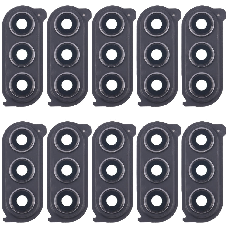 For Samsung Galaxy Z Fold5 SM-F946B 10pcs Rear Camera Lens Cover(Black)