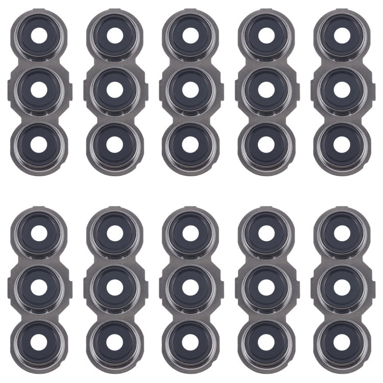 For Samsung Galaxy F55 SM-E556B 10pcs Rear Camera Lens Cover(Black)