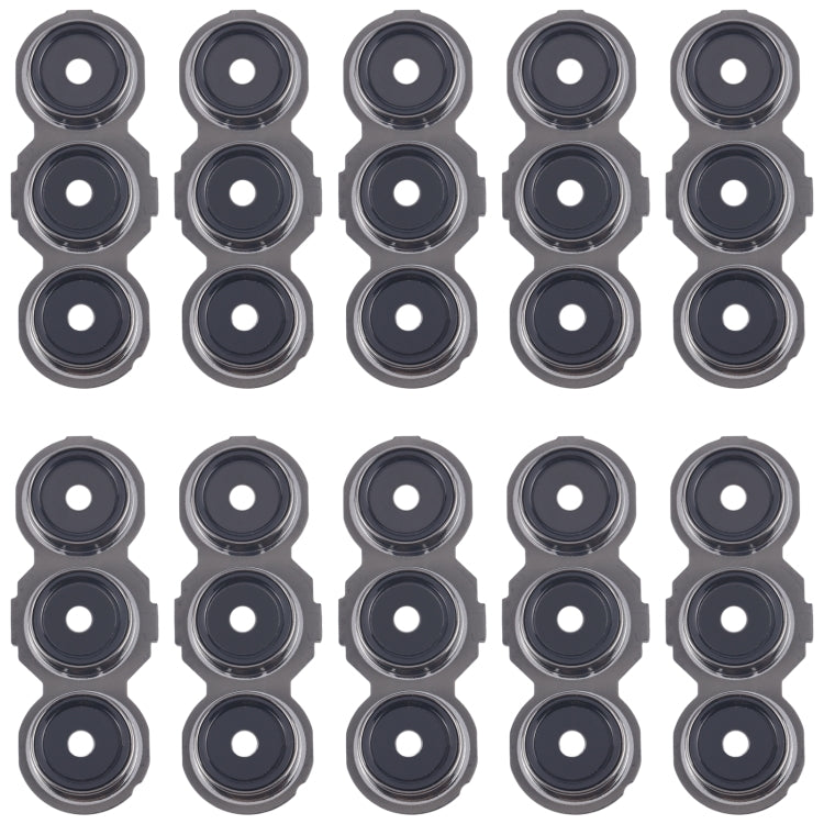 For Samsung Galaxy C55 SM-C556B 10pcs Rear Camera Lens Cover(Black)