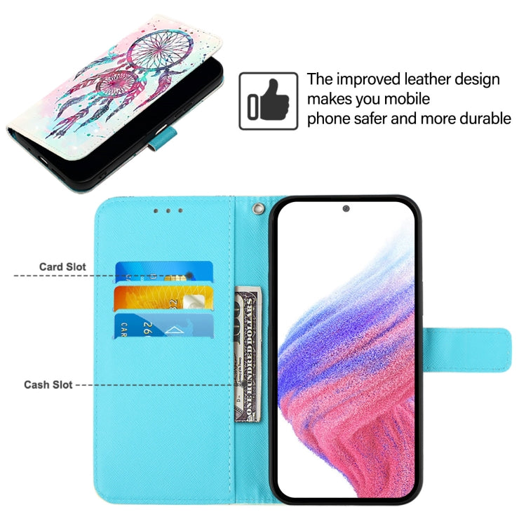 For Doogee N55 Plus 3D Painting Horizontal Flip Leather Phone Case(Color Drop Wind Chimes)