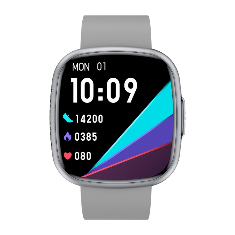 ET593 1.75 inch IPS Square Screen Smart Watch, ECG Electrocardiogram / Blood Sugar Monitoring(Grey)
