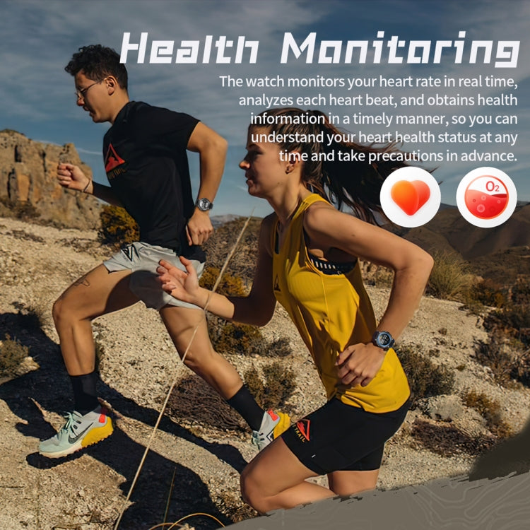 LC17 1.53 inch TFT Round Screen Sports Smart Watch, Heart Rate / Blood Oxygen / Blood Pressure(Blue)