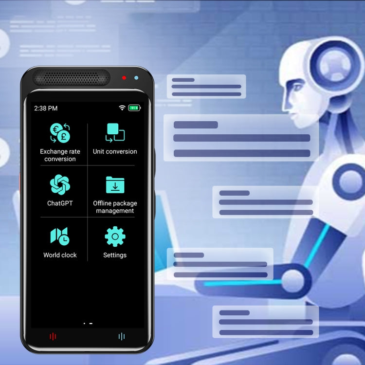 VORMOR Z6 5.0 inch HD Touch Screen Smart AI Translator 139 Languages with Offline Translation / Photo Translation - by PMC Jewellery | Online Shopping South Africa | PMC Jewellery | Buy Now Pay Later Mobicred