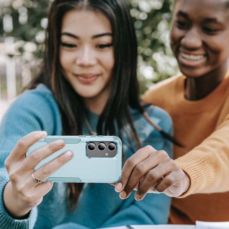 For Samsung Galaxy S25+ 5G TPU + PC Shockproof Protective Phone Case(Grey Green) - Galaxy S25+ 5G Cases by PMC Jewellery | Online Shopping South Africa | PMC Jewellery | Buy Now Pay Later Mobicred