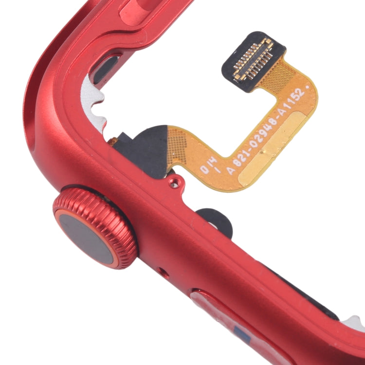 For Apple Watch Series 6 40MM LTE Aluminium Alloy Middle Frame Bezel Plate with Crown Spin Axis Flex Cable(Red) - Middle Frame by PMC TechLife | Online Shopping South Africa | PMC TechLife | Buy Now Pay Later Mobicred
