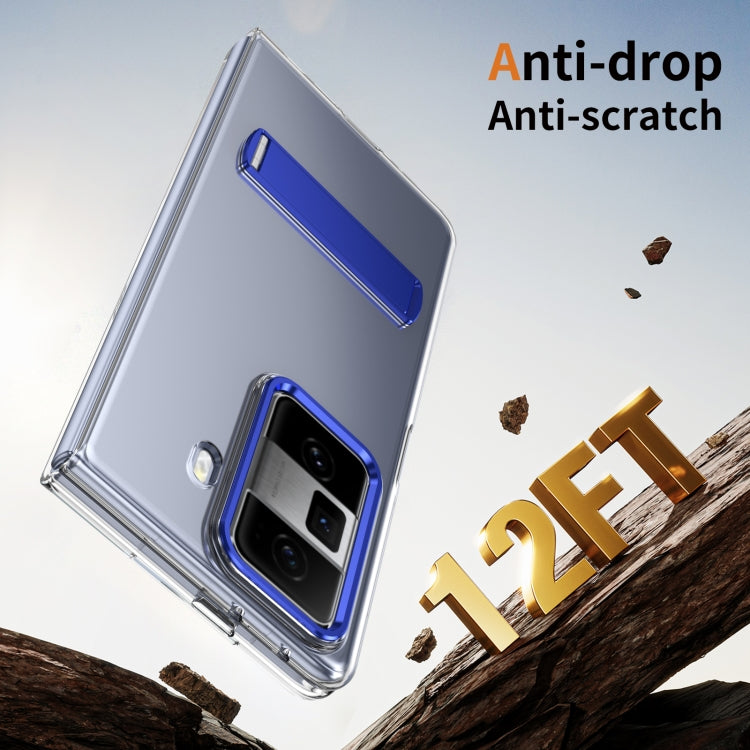 For Honor Magic Vs3 Ice-Cold Holder PC Hybrid TPU Phone Case(Blue) - Honor Cases by PMC TechLife | Online Shopping South Africa | PMC TechLife | Buy Now Pay Later Mobicred
