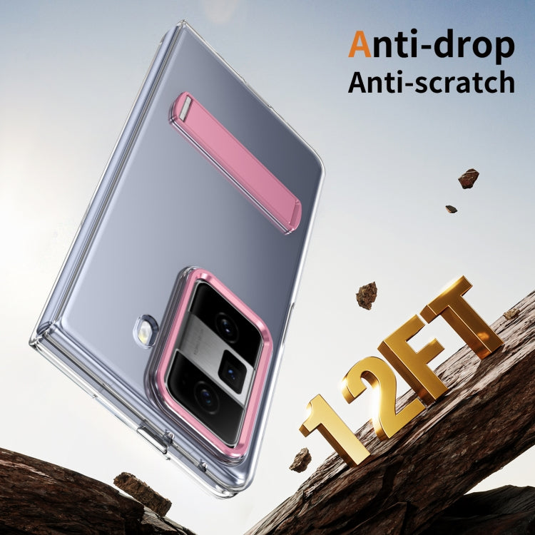 For Honor Magic Vs3 Ice-Cold Holder PC Hybrid TPU Phone Case(Pink) - Honor Cases by PMC TechLife | Online Shopping South Africa | PMC TechLife | Buy Now Pay Later Mobicred