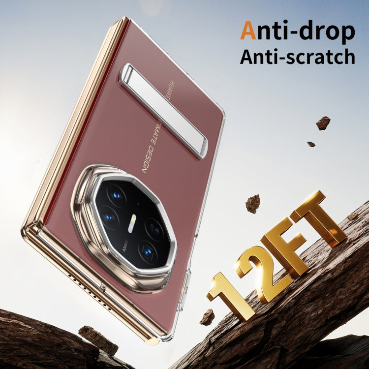 For Huawei Mate XT Ultimate Ice-Cold Holder PC Hybrid TPU Phone Case(Silver) - Huawei Cases by PMC TechLife | Online Shopping South Africa | PMC TechLife | Buy Now Pay Later Mobicred