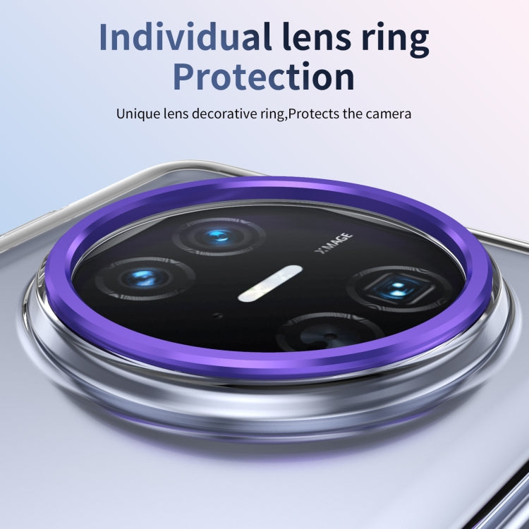 For Huawei Mate X5 Ice-Cold Holder PC Hybrid TPU Phone Case(Purple)