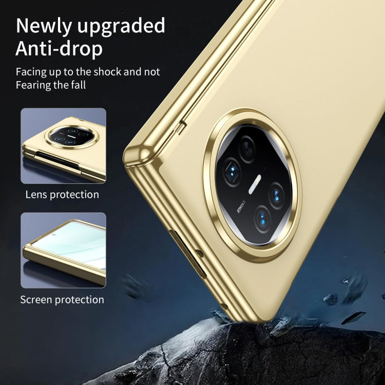 For Huawei Mate X5 Integrated AG Frosted Vacuum Plating Phone Case(Gold) - Huawei Cases by PMC TechLife | Online Shopping South Africa | PMC TechLife | Buy Now Pay Later Mobicred