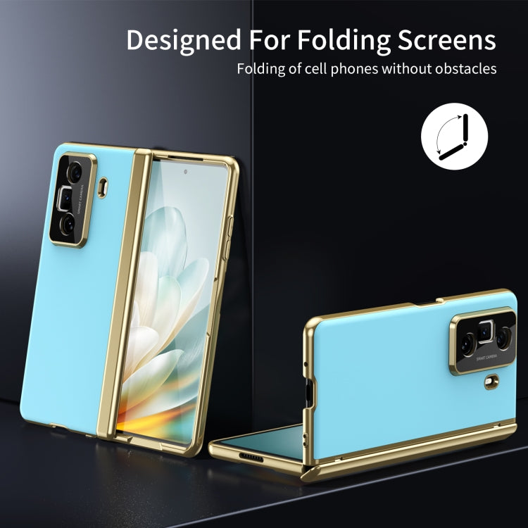 For Honor Magic Vs3 Integrated AG Frosted Vacuum Plating Phone Case(Ice Blue) - Honor Cases by PMC TechLife | Online Shopping South Africa | PMC TechLife | Buy Now Pay Later Mobicred