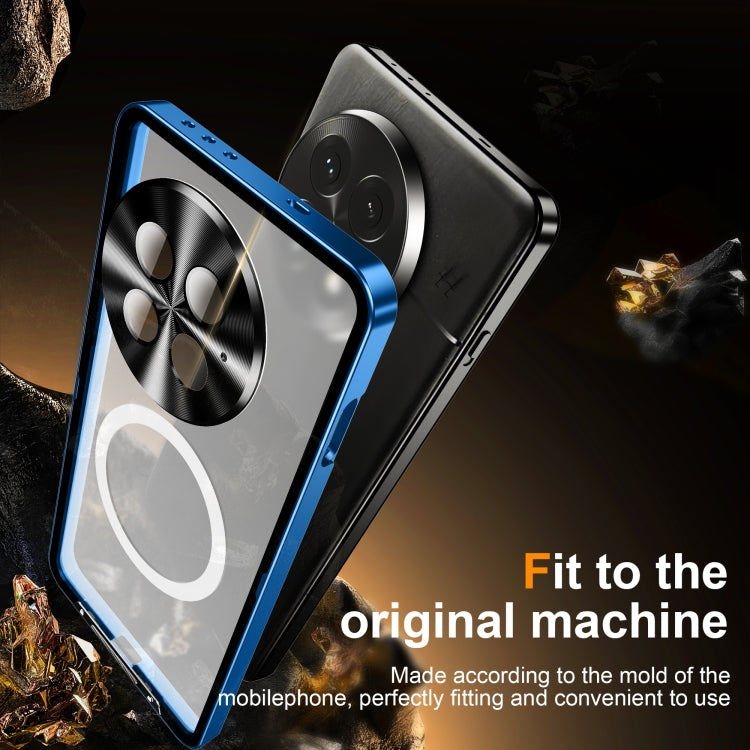 For OnePlus 13 MagSafe Magnetic Frosted Metal Phone Case(Silver) - OnePlus Cases by PMC Jewellery | Online Shopping South Africa | PMC Jewellery | Buy Now Pay Later Mobicred