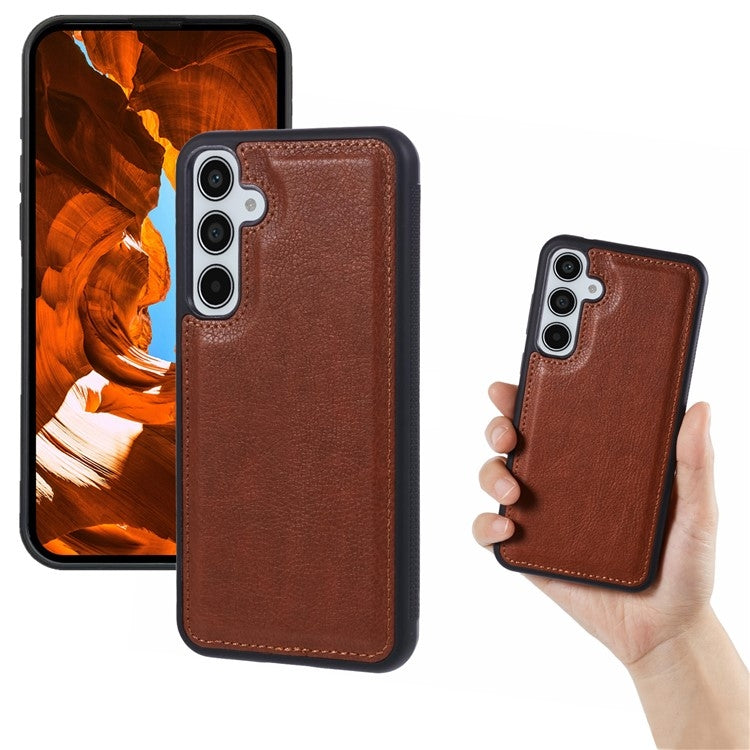 For Samsung Galaxy S25 5G Multifunctional 7-Card Wallet Leather Phone Case(Brown)