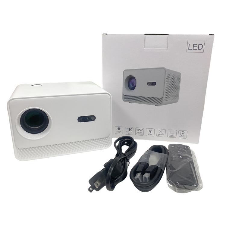 M10 1280 x 720P 200ANSI Amlogic H713 CPU Android 11.0 Smart Projector, UK Plug(White) - LED Projector by PMC TechLife | Online Shopping South Africa | PMC TechLife | Buy Now Pay Later Mobicred