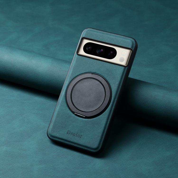For Google Pixel 8 Pro Denior A14 Skin Feel Rotating Holder MagSafe Phone Case(Blue) - free shipping - PMC TechLife - Order now!