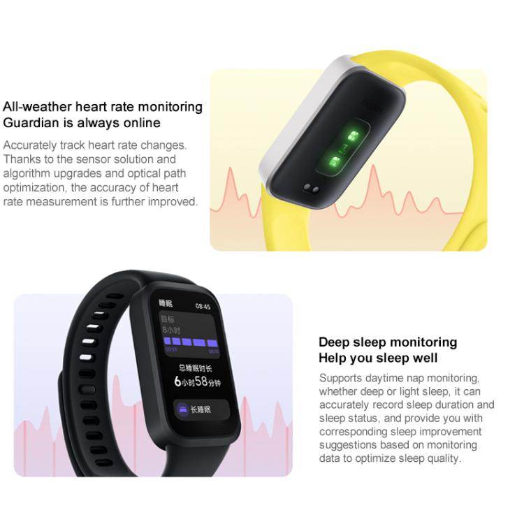 Xiaomi Redmi Band 3 Smart Band, 1.47 inch, Heart Rate / Blood Oxygen Health Monitoring(Beige) - free shipping - PMC Jewellery - Order now!